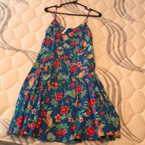 Strappy floral dress